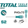 Phillips խաչաձև պտուտակահան PH0 S2 3x75 մմ