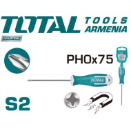 Phillips խաչաձև պտուտակահան PH0 S2 3x75 մմ