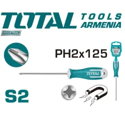 Phillips խաչաձև պտուտակահան PH2x125 մմ
