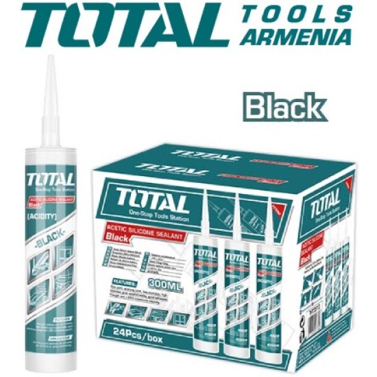 Black Silicone For Sealing 300ml