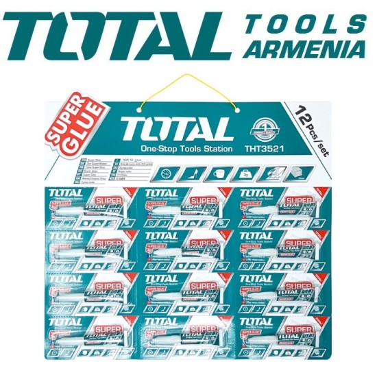 Transparent Super Glue 12pcs