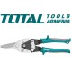 Metal shears with straight cut