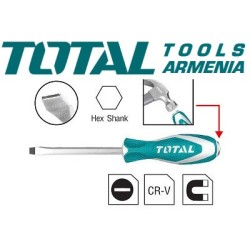 Հարվածային պտուտակահան Հարթ (Տափակ) SL6.5x100մմ