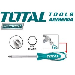 Հարվածային խաչաձև պտուտակահան Phillips PH2 6x100մմ