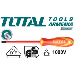 Դիէլեկտրիկ պտուտակահան PH0 X 60mm 1000Վ