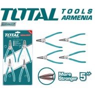 Տափակաբերան աքցանների հավաքածու 4 հատ 5դյույմ