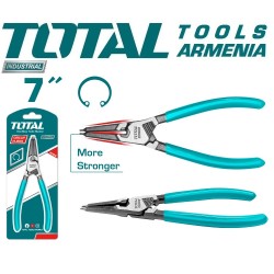 Տափակաբերան աքցան սեղմող 7 դյույմ ուղիղ (առանց զսպանակի)