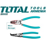 Տափակաբերան աքցան սեղմող 7 դյույմ կեռ