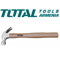 Փայտե բռնակով մուրճ մեխահան 220գ