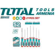 27 հատ պտուտակահանների հավաքածու