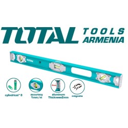 Մագնիսական ալյումինե շինարարական հարթաչափ 1200 մմ