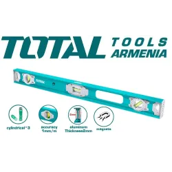 Մագնիսական ալյումինե շինարարական հարթաչափ 1200 մմ