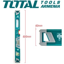 Ալյումինե շինարարական հարթաչափ 600 մմ