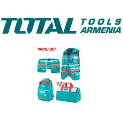 4 հատ գործիքների պայուսակի հավաքածու