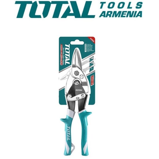 Metal shears with straight cut