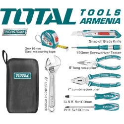 Ձեռքի գործիքների հավաքածու ՝ 8 կտոր 