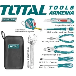 Ձեռքի գործիքների հավաքածու ՝ 8 կտոր 