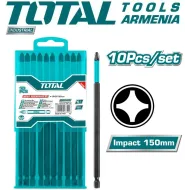 PH2 հարվածային պտուտակահան 150մմ բիթերի հավաքածու 10 հատ