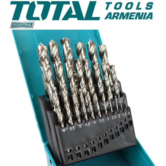 HSS twist drill bit set 25pcs