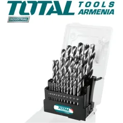 HSS սպիրալաձև գայլիկոնների հավաքածու 25հատ