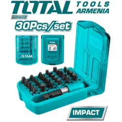 Պտուտակահանի հարվածային բիթերի հավաքածու 30հատ