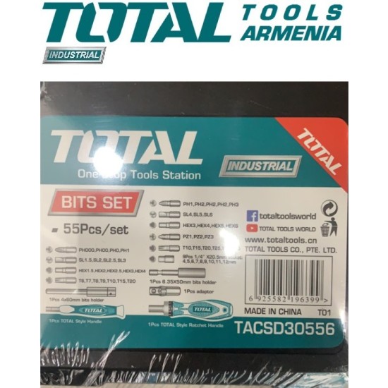 Screwdriver bits set 55pcs