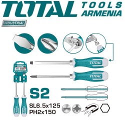 Հարվածային պտուտակահանների հավաքածու 2 հատ