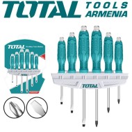 Հարվածային պտուտակահանների հավաքածու - 6 հատ