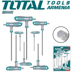 T-աձև վեցանկյուն բանալիների հավաքածու ՝ 8 հատ