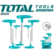 T-աձև վեցանկյուն բանալիների հավաքածու ՝ 8 հատ