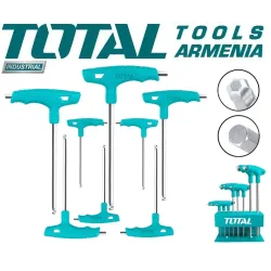 Գնդիկավոր Վեցանկյուն Բանալիների Հավաքածու ՝ 8 հատ