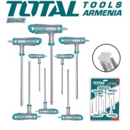 T-աձև աստղաձև բանալիների հավաքածու ` 8 հատ