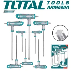 T-աձև աստղաձև բանալիների հավաքածու ` 8 հատ