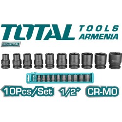 Հարվածային գլխիկների հավաքածու 10հատ 1/2դյույմ