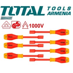 Դիէլեկտրական գլխիկավոր պտուտակահանի հավաքածու 7 հատ