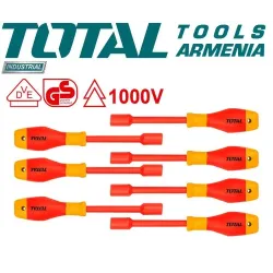 Դիէլեկտրական գլխիկավոր պտուտակահանի հավաքածու 7 հատ