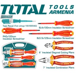Դիէլեկտրիկ գործիքների հավաքածու մինչև 1000 Վ 6 հատ
