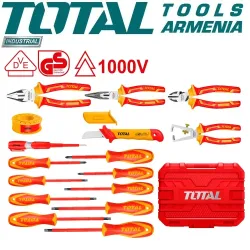 Դիէլեկտրիկ գործիքների հավաքածու 16հատ