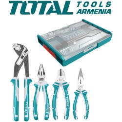 Տափակաբերան աքցանների հավաքածու 4 հատ