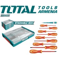 Դիէլեկտրական պտուտակահանների հավաքածու մինչև 1000Վ 10հատ