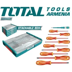 Դիէլեկտրական պտուտակահանների հավաքածու մինչև 1000Վ 10հատ