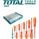 A set of dielectric screwdrivers up to 1000V 10pcs.