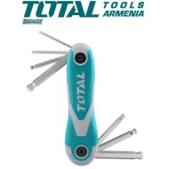 Գնդիկավոր վեցանկյուն բանալիներ ծալովի հավաքածու 8հատ