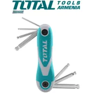 Գնդիկավոր վեցանկյուն բանալիներ ծալովի հավաքածու 8հատ