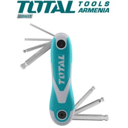 Գնդիկավոր վեցանկյուն բանալիներ ծալովի հավաքածու 8հատ