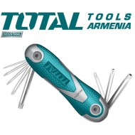 TORX բանալիների ծալովի հավաքածու 8հատ