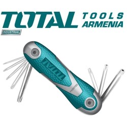 TORX բանալիների ծալովի հավաքածու 8հատ