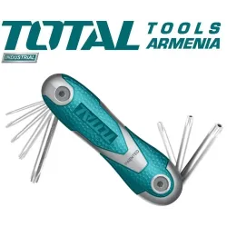 TORX բանալիների ծալովի հավաքածու 8հատ