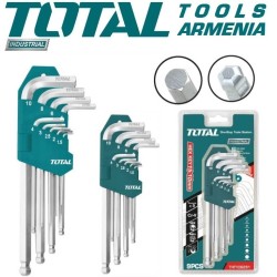 Գնդիկավոր վեցանկյուն բանալիների հավաքածու 9 հատ