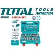 Գործիքների հավաքածու 1/2 դյույմ  62 կտոր